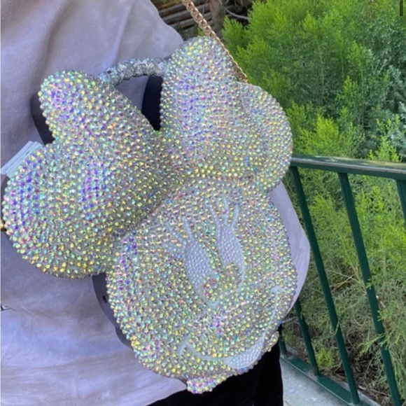 Rhinestone Minnie Mouse Purse - Picture 2 of 3